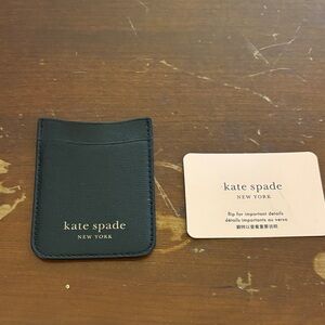Kate Spade Black Leather Card Holder